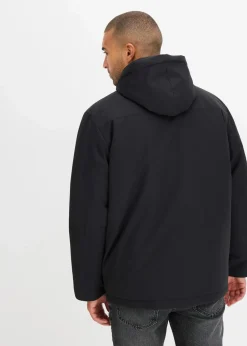 bonprix Große Größen|Jacken & Mäntel|Winterjacke mit Kapuze schwarz