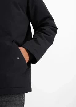 bonprix Große Größen|Jacken & Mäntel|Winterjacke mit Kapuze schwarz