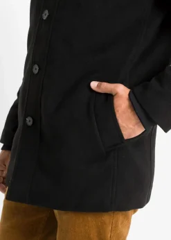 Winterjacke mit Windfang in Wolloptik|bonprix