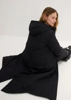 bonprix Bekleidung·Hosen|Jacken & Mäntel|Wintermantel mit Innensteppung schwarz