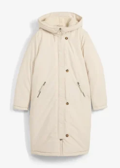 Wintermantel mit Teddyfell in der Kapuze|bonprix Best