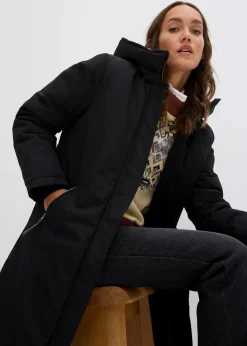 Wintermantel mit Teddyfell in der Kapuze|bonprix Sale