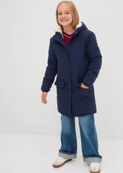 Winterparka mit Teddyfutter, wasserabweisend|bonprix Clearance