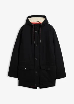 Winter-Parka mit Teddy-Kapuze|bonprix Best