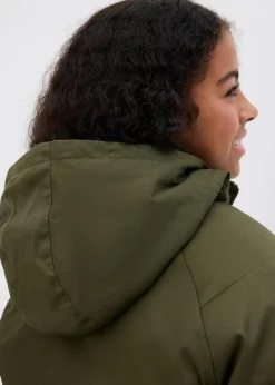 Winter-Parka mit Teddy-Kapuze, wasserabweisend|bonprix