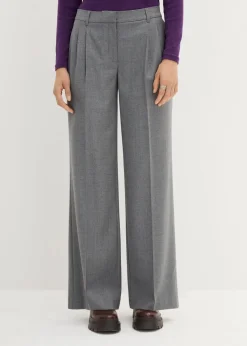 Wollhose mit Bundfalten|bonprix Best
