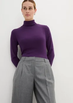 Wollhose mit Bundfalten|bonprix Best