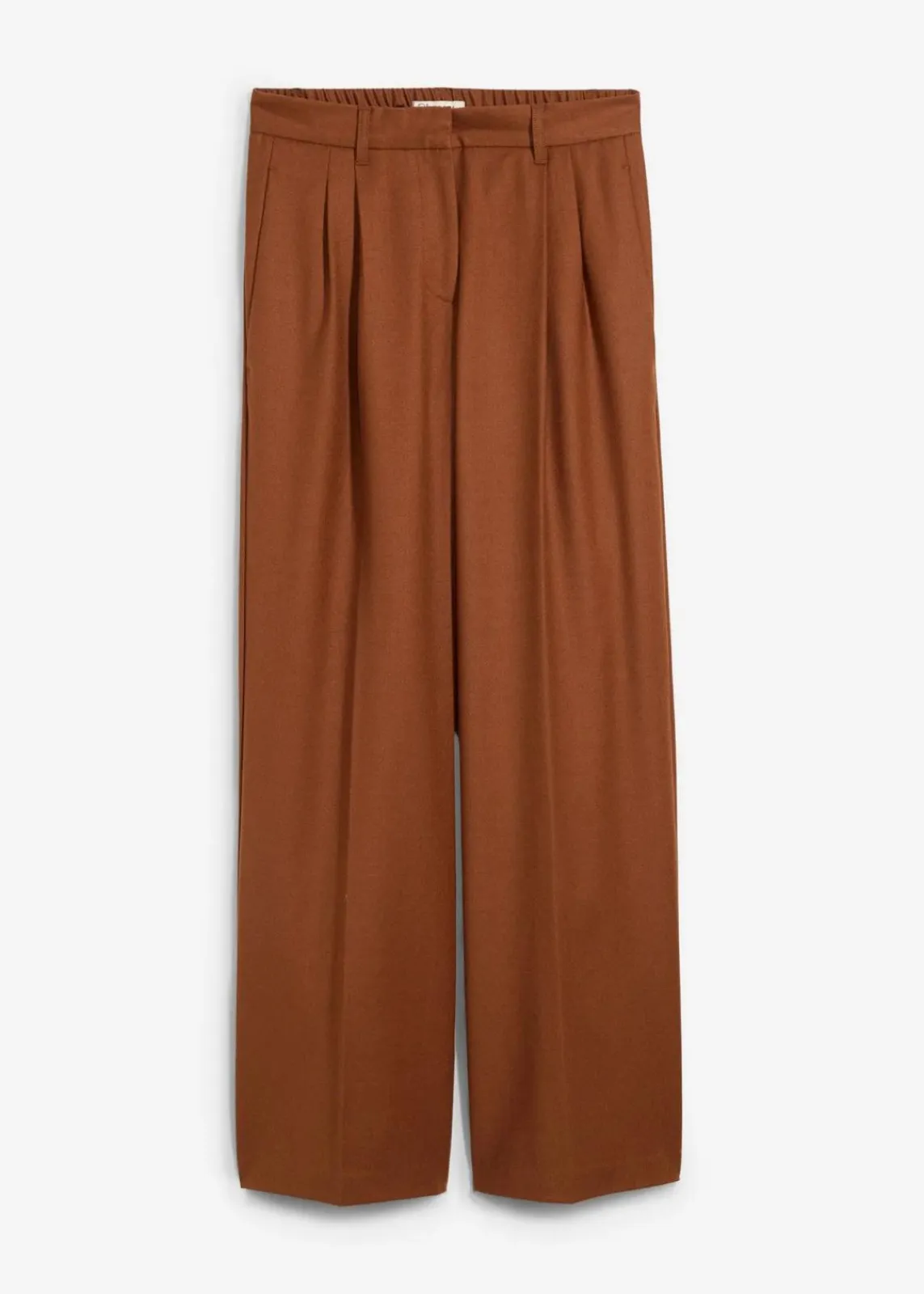 Wollhose mit Bundfalten|bonprix Discount