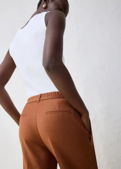 Wollhose mit Bundfalten|bonprix Discount