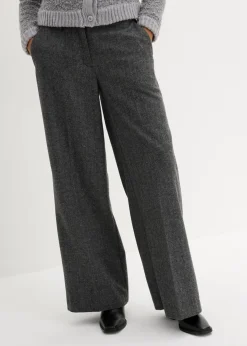 Wollhose mit Fischgratmuster|bonprix Online