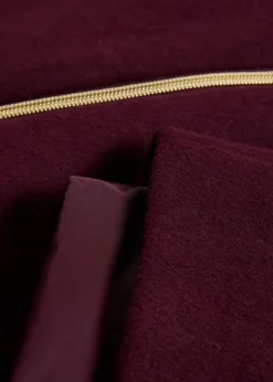 bonprix Bekleidung·Hosen|Jacken & Mäntel|Wollmantel mit Daunen-Innenjacke (2tlg. Set) weinrot