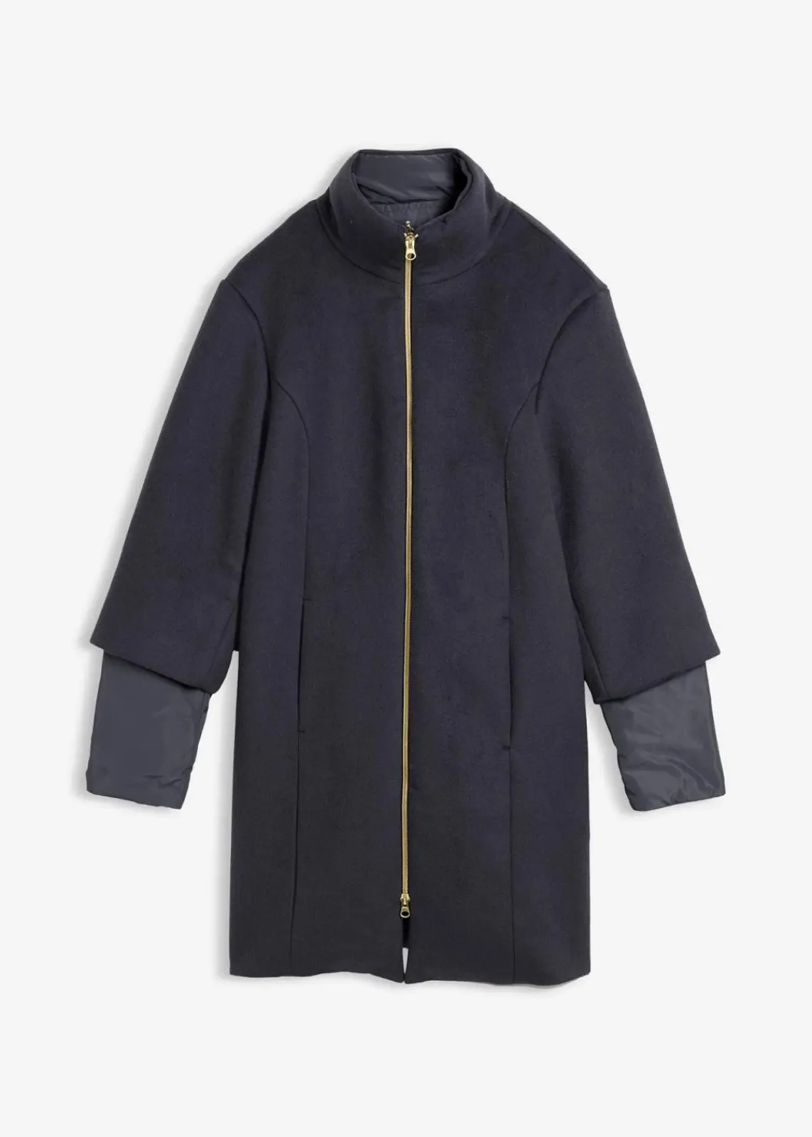 Wollmantel mit Daunen-Innenjacke (2tlg. Set)|bonprix Outlet