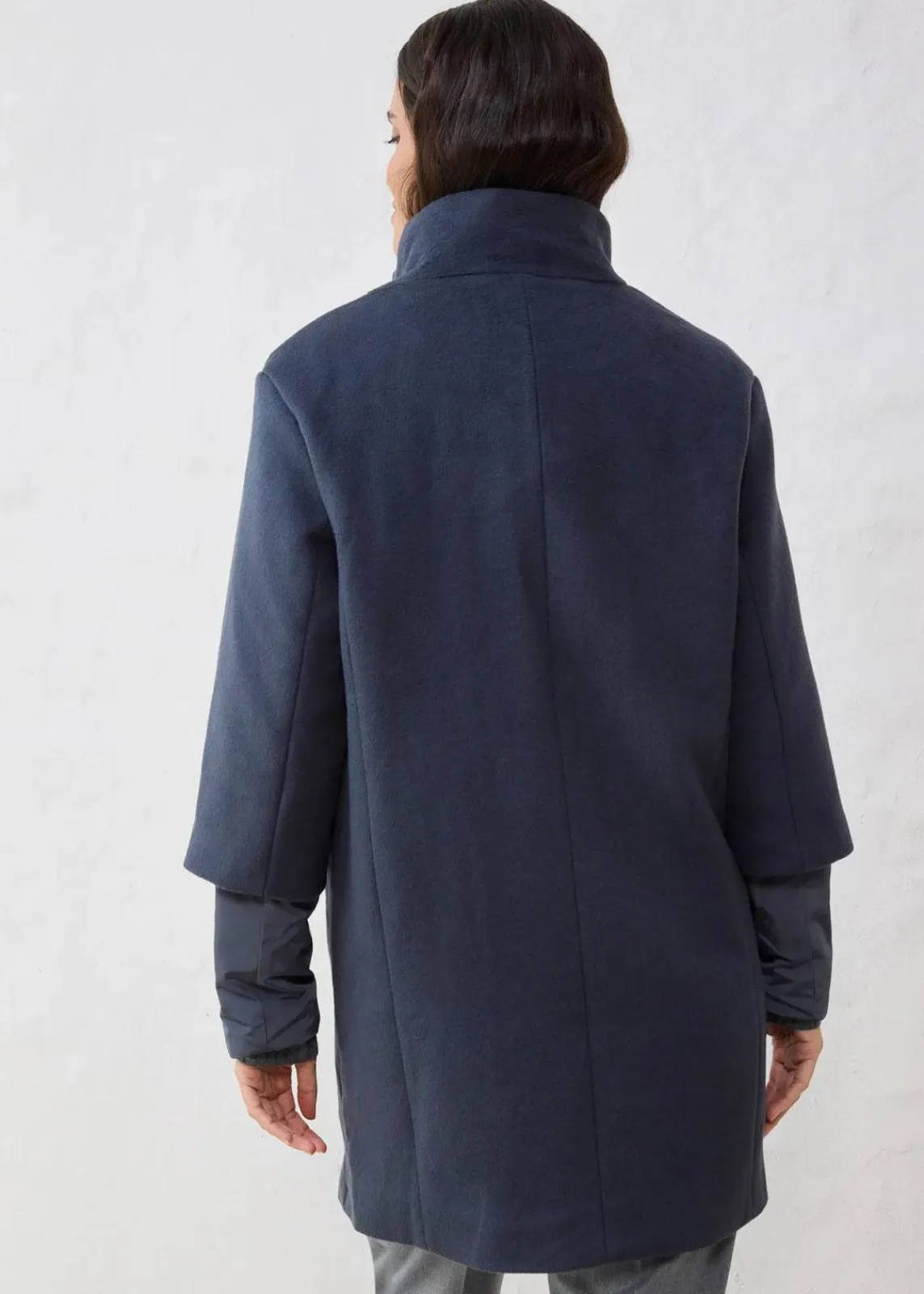 Wollmantel mit Daunen-Innenjacke (2tlg. Set)|bonprix Outlet