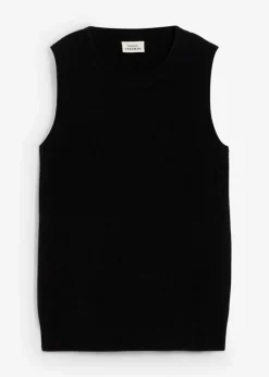 bonprix Bekleidung·Jeans|Premium|Wollpullunder mit Alpaka schwarz