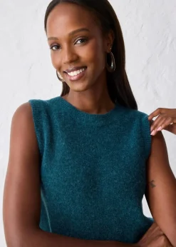 bonprix Bekleidung·Jeans|Premium|Wollpullunder mit Alpaka pfeffergrün