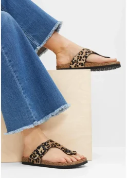 Zehenstegpantoletten mit bequemem Fußbett|bonprix Outlet