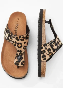 Zehenstegpantoletten mit bequemem Fußbett|bonprix Outlet