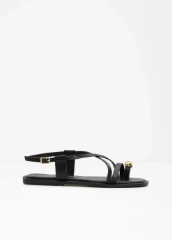 Zehenstegsandalen mit Metallic-Detail|bonprix Online