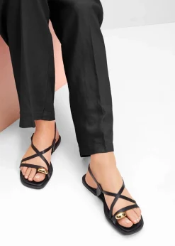 Zehenstegsandalen mit Metallic-Detail|bonprix Online