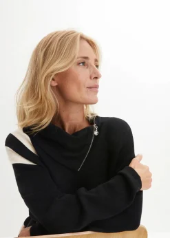 Zipfel Long-Pullover|bonprix Best